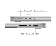 Apple MacBook Pro M5 Max/128GB/2TB/Mac OS Srebrny 40R GPU Nano - 1506899 - zdjęcie 7